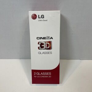 LG Cinema 3D‎ Glasses 2 Pack Comfortable Lightweight No Electromagnetic Wave